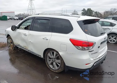 2014 Nissan Pathfinder Platinum from USA, damaged, VIN 5N1AR2MN8EC622939